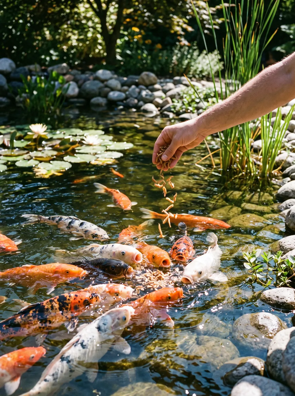 crevettes séchées poisson bassin